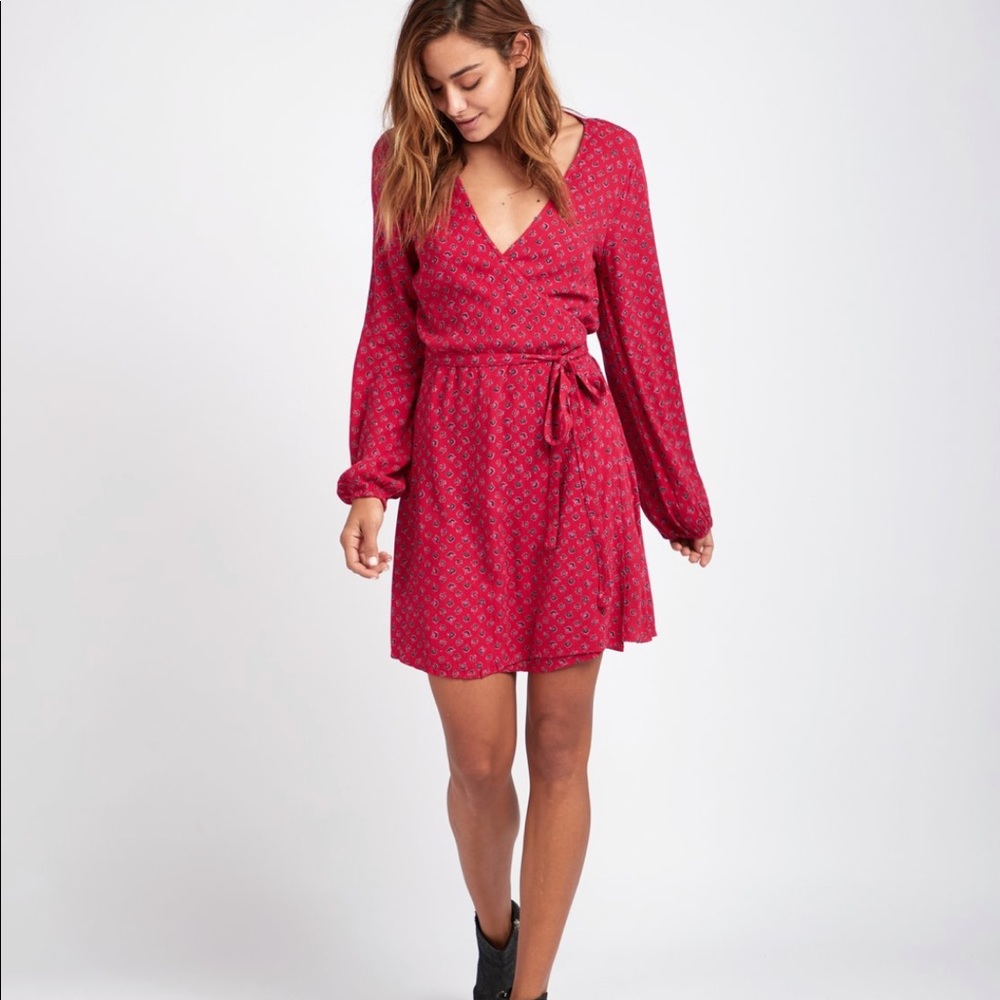 Love Warrior Wrap Dress